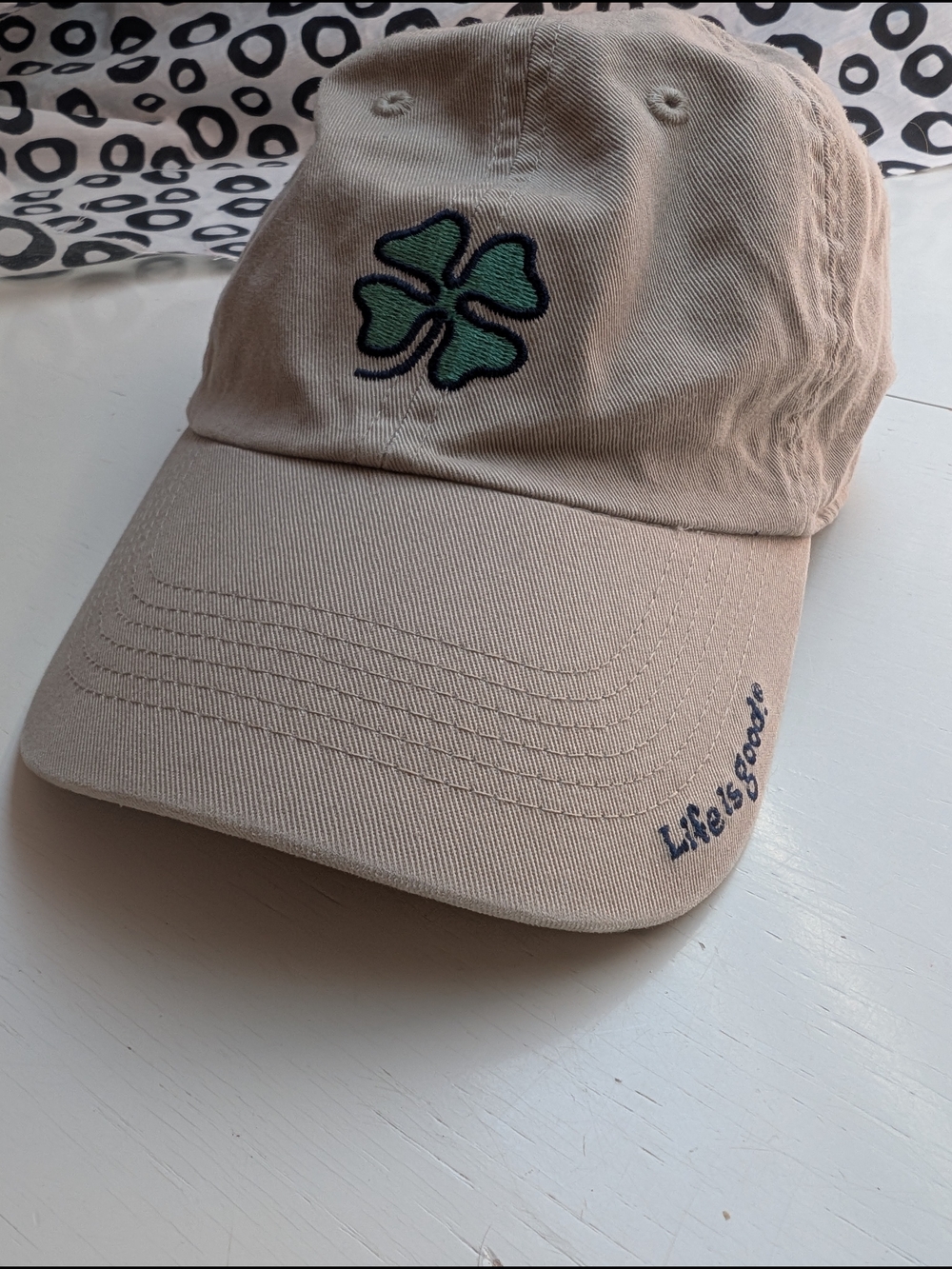 Life Is Good Vintage Lucky Shamrock Dad Hat
